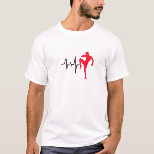 Heartline Sport Muay Thai Boxing Martial Art Heart T-Shirt