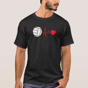 Heartline Sports Volleyball ball Love Heart Lifeli T-Shirt