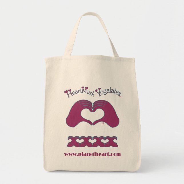HeartMark Yogalates Tote Bag (Front)