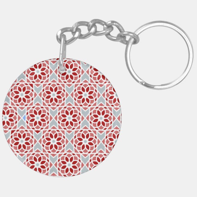 Heartmix / Circle (double-sided) Keychain (Back Left)