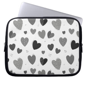 Hearts 1 laptop sleeve