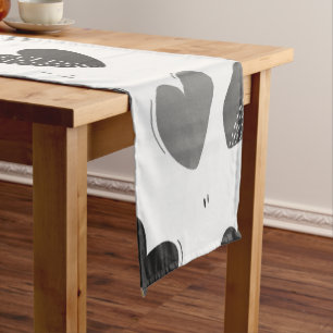 Hearts 1 short table runner