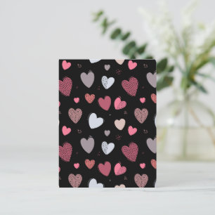 Hearts 2 postcard