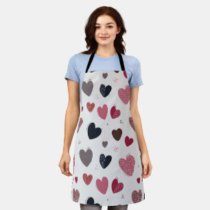 Hearts 3 apron