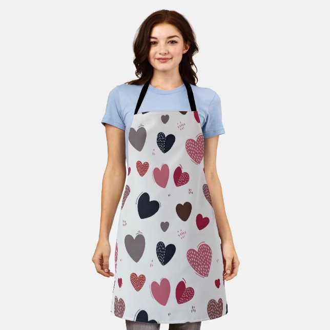 Hearts 3 apron (Worn)
