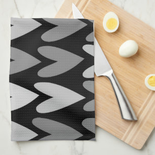 Hearts 4 tea towel
