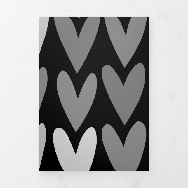 Hearts 4 Tri-Fold holiday card (Cover)
