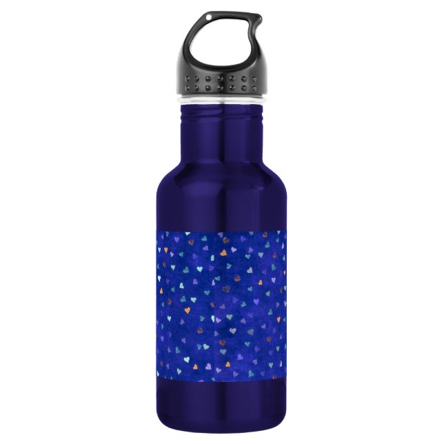 Hearts 532 Ml Water Bottle (Front)