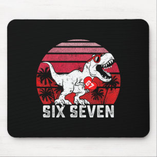 Hearts 67 Valentine’s Day 67 Meme Six Seven 6 7 T- Mouse Mat