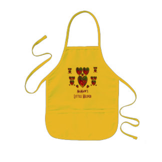 Hearts Abstract-MaMaw's Little Helper Kids Apron