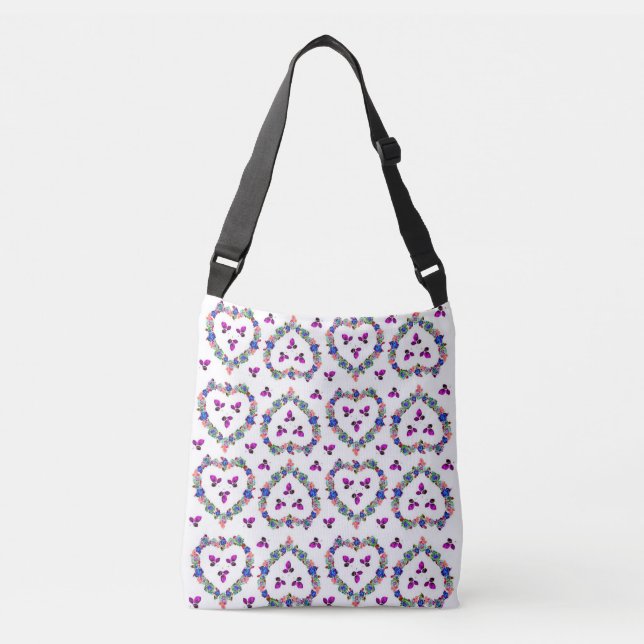 Hearts All Over Crossbody Bag (Front)
