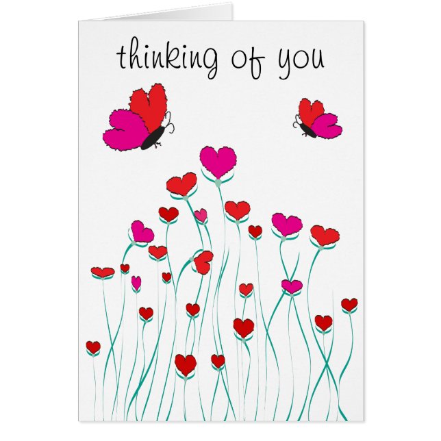 Hearts and Butterflies Valentine Love (Front)