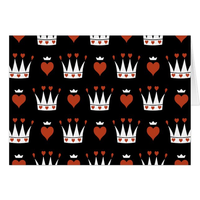Hearts and Crowns Motif (Front Horizontal)