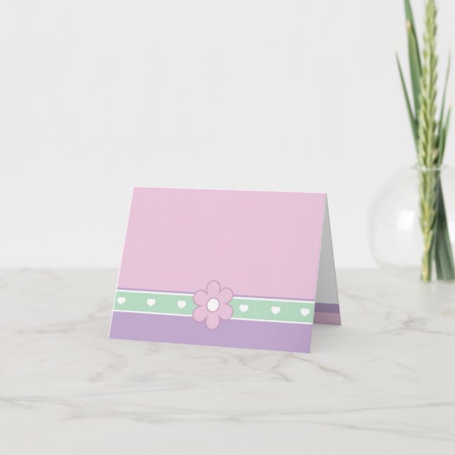 Hearts and Flowers Notecard - multipurpose (Front)