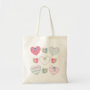 Hearts and Flowers! Tote Bag