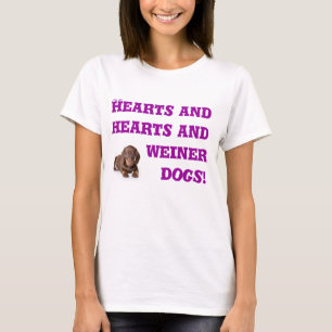 Hearts and hearts and weiner dogs T-Shirt
