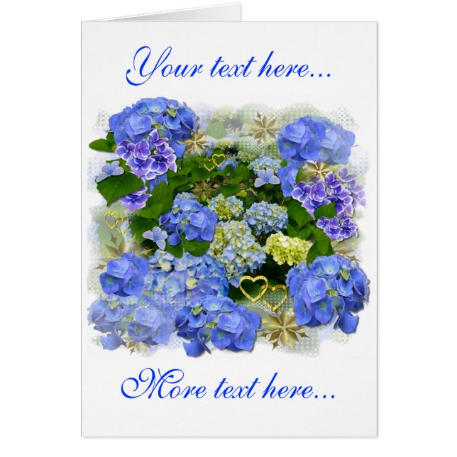 Hearts and Hydrangeas (Front)