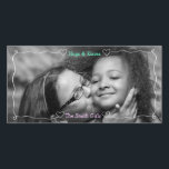 Hearts and Line Border White<br><div class="desc">Hearts and Line Border for photo cards designed by Artinspired. Here is a fun graphic border that works well for all types of photos. Change the text size, colour and font style to match your own style. Add your photos from birthdays, vacations, valentines, holidays, Christmas, engagement, wedding, save the date,...</div>