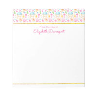 Hearts and Muffins Delightful Watercolor Pattern