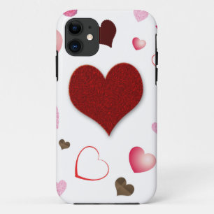 Hearts and Roses iPhone 11 Case