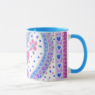 Hearts and Roses Coffee Mug