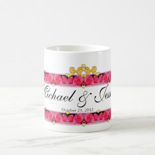 Hearts and Roses Coffee Mug
