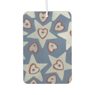 Hearts and Stars Car Air Freshener