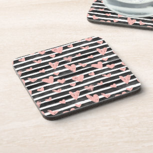 Hearts and Stripes Coaster