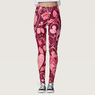 Hearts And Vines | Leggings