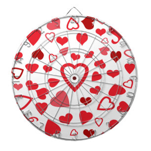 Hearts A'Plenty Dartboard
