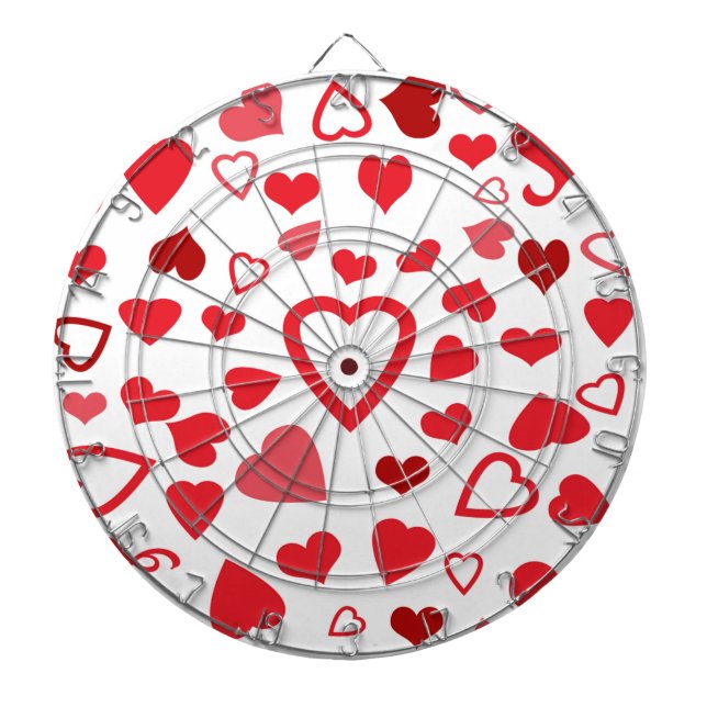 Hearts A'Plenty Dartboard (Front)