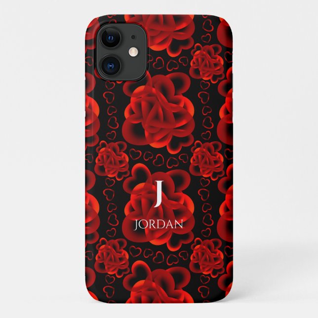 Hearts Aplenty Pattern Case-Mate iPhone Case (Back)