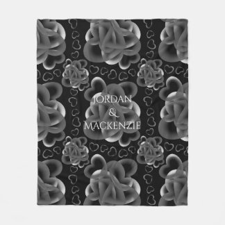 Hearts Aplenty Pattern Fleece Blanket