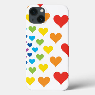 Hearts around hearts iPhone 13 case