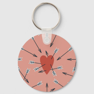 Hearts arrows hand-made. key ring
