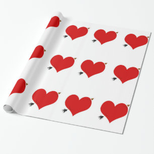 Hearts awith Arrows Wrapping Paper