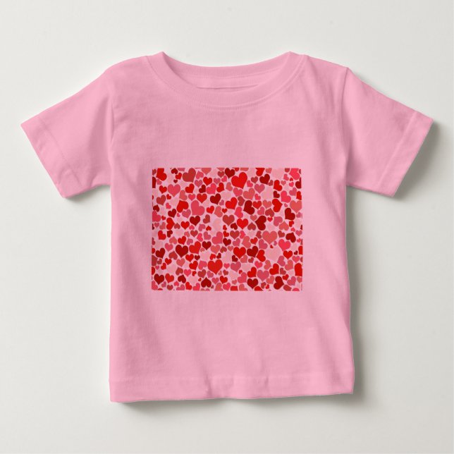 Hearts Baby T-Shirt (Front)