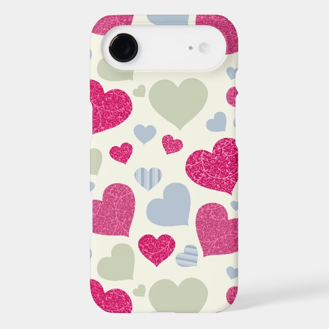 Hearts Background Case-Mate iPhone Case (Back)