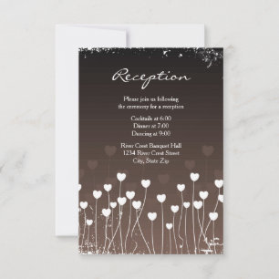 Hearts Bloom - Reception Invitation
