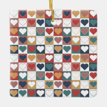 Hearts board in mix of aesthetic colours