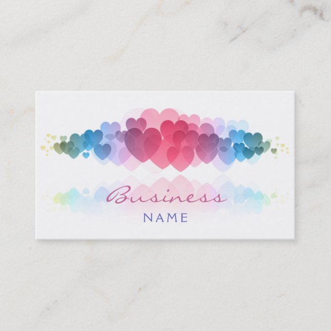 Hearts Business Card (Front)