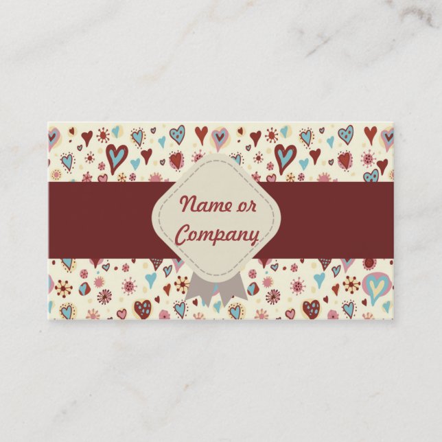 HEARTS BUSINESS CARD (Front)