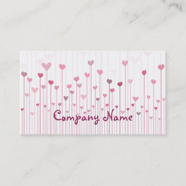 Hearts business card (Front)