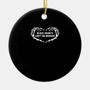 Hearts Can't Classic Ceramic Tree Decoration