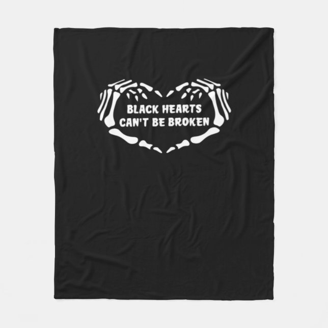Hearts Can't Classic Fleece Blanket (Front)
