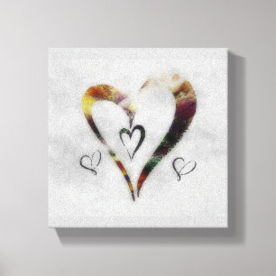 Hearts Canvas Print