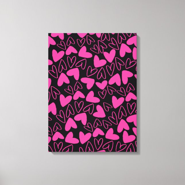 Hearts Canvas Print (Front)