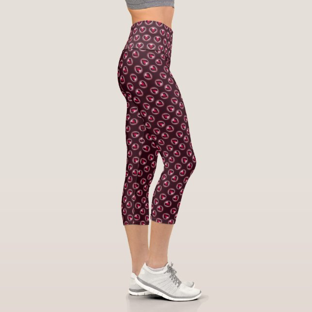 Hearts Capri Leggings (Right)