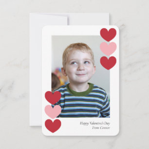 Hearts Classroom Photo Valentines Cards