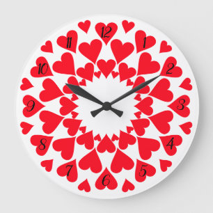 Hearts Clock